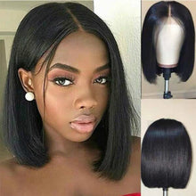 Load image into Gallery viewer, Wig Women Short Human Hair Wigs Bob Brazilian Black Women Remy
