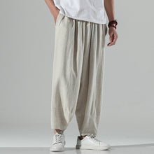 Load image into Gallery viewer, Loose Straight-leg Cotton And Linen Pants
