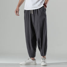 Load image into Gallery viewer, Loose Straight-leg Cotton And Linen Pants
