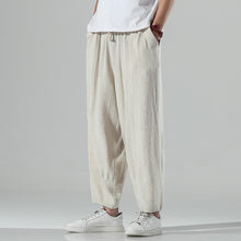 Load image into Gallery viewer, Loose Straight-leg Cotton And Linen Pants
