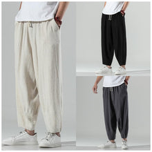 Load image into Gallery viewer, Loose Straight-leg Cotton And Linen Pants
