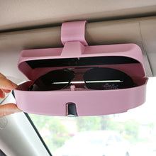 Load image into Gallery viewer, Car glasses case car sun visor bill glasses clip
