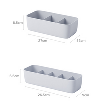 Load image into Gallery viewer, Socks Storage Box Bra Underwear Organizer Desktop Drawer Finishing Box Bathroom Plastic Storage Case Closet Organiser
