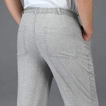 Load image into Gallery viewer, Linen solid color casual pants
