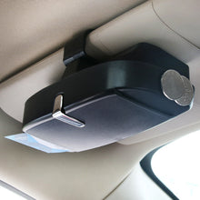 Load image into Gallery viewer, Car glasses case car sun visor bill glasses clip
