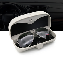 Load image into Gallery viewer, Car glasses case car sun visor bill glasses clip
