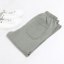 Load image into Gallery viewer, Linen solid color casual pants
