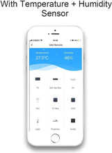 Load image into Gallery viewer, Upgraded Smart Wifi-Ir Remote Control Universal-Hub with Built-In Temperature and Humidity Sensor,Compatible with Alexa for TV DVD AC STB Etc
