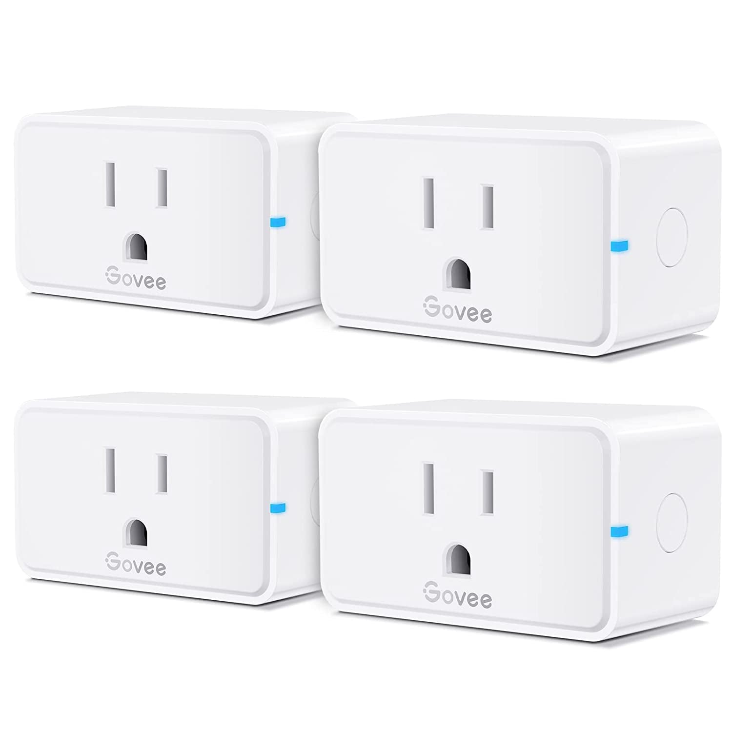 Govee Smart Plug 15A, WiFi Bluetooth Outlet 1 Pack Work with Alexa and  Google Assistant, WiFi Plugs with Multiple Timers, Govee Home APP Group  Control Remotely, No Hub Required, ETL&FCC Certified: 