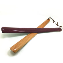 Load image into Gallery viewer, Solid Wood Imitation Mahogany Log Shoehorn
