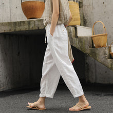 Load image into Gallery viewer, Linen Washed Artistic Women&#39;s Pants Baggy Pants
