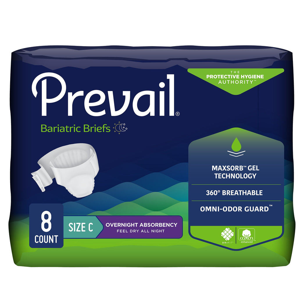 Prevail® Bariatric Briefs, Size C -- QTY: BG/1