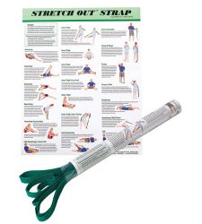 Stretch Assist Strap With Poster Stretch-Out® 6 Foot Length Green