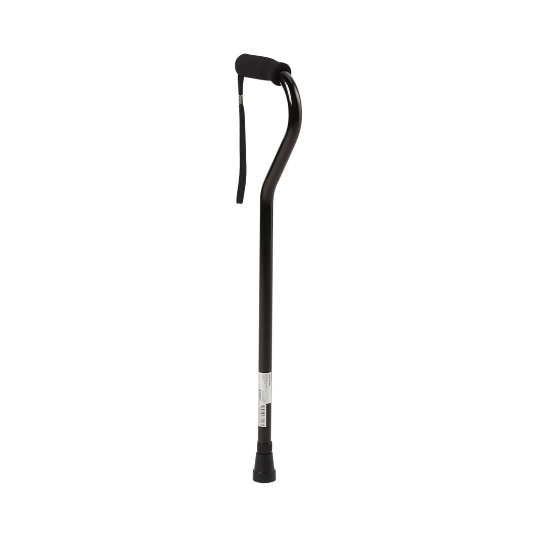 McKesson Black Aluminum Offset Cane, 30 – 39 Inch Height