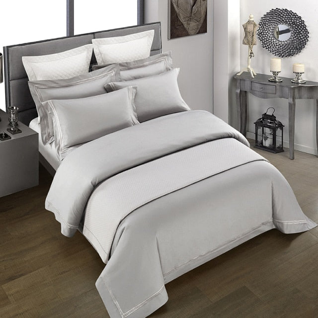 Luxury 100% Natural Cotton Hypoallergenic Quilt Cover Set