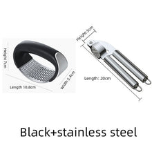 Load image into Gallery viewer, Garlic press crusher vegetable slicer chopper fruit tools kitchen gadgets and accessories items cooking utensils Manual Squeezer
