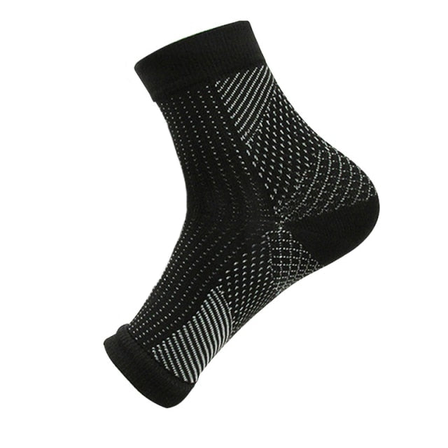 1 Pair Foot Angel Anti Fatigue Outerdoor Men Socks Compression Breatheable Foot Sleeve Support Socks Men Brace Sock Sports Socks