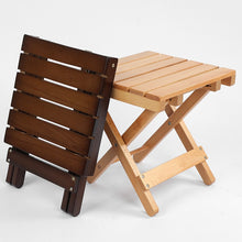 Load image into Gallery viewer, Folding Solid Wood Step Stool for Shower
